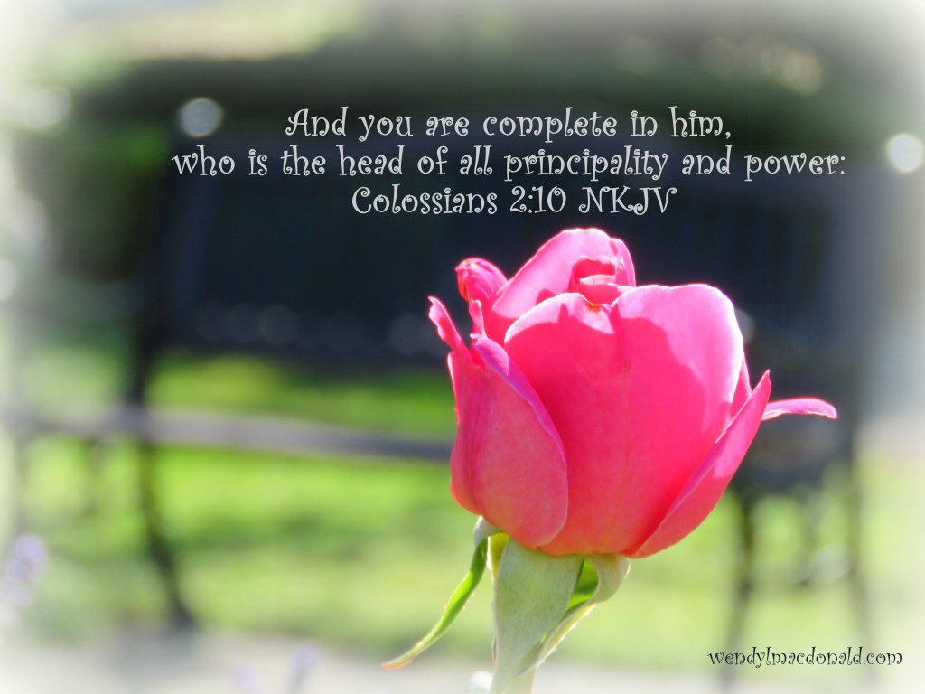 Complete in Christ Wendy L. Macdonald