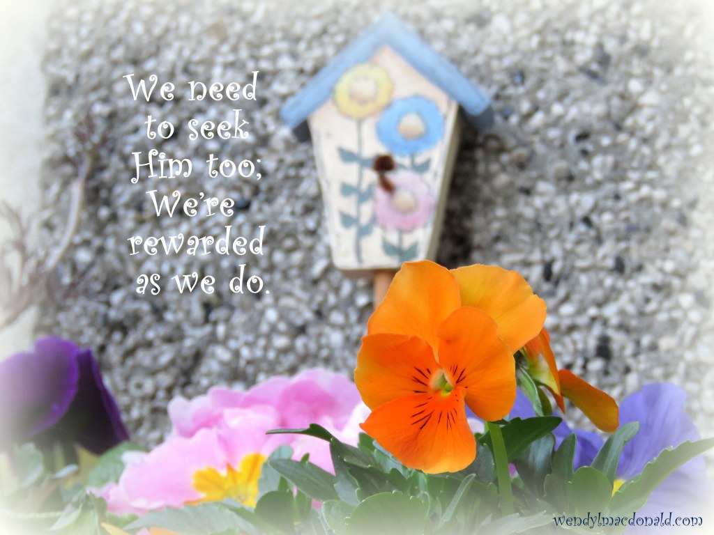 God Rewards Seekers by Wendy L. Macdonald